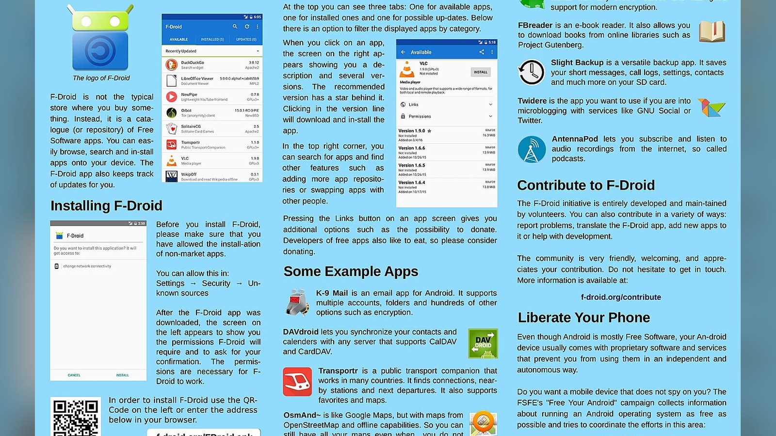 Illustration de F-Droid, la boutique d'applications libres et open source pour Android